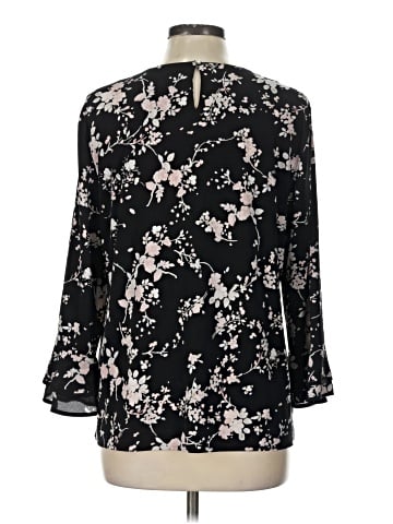Karl Lagerfeld Paris 3/4 Sleeve Blouse (view 2)