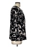 Karl Lagerfeld Paris Black 3/4 Sleeve Blouse Size L - photo 4