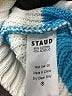 STAUD Stripes Blue Pullover Sweater Size XS - photo 8