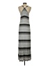Gap 100% Rayon Stripes Gray Casual Dress Size S - photo 2