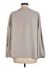 MM. LaFleur 100% Polyester Gray Long Sleeve Blouse Size M - photo 2