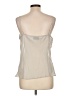 Avenue Solid Gray Ivory Sleeveless Blouse Size L - photo 2