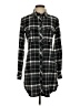 Athleta Plaid Black Long Sleeve Button-Down Shirt Size XS - photo 1