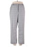 DKNY Plaid Gray Casual Pants Size 18 - photo 1