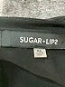 Sugar Lips 100% Polyester Solid Black Jumpsuit Size XL - photo 4