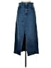 FRAME 100% Cotton Blue Denim Skirt Size 24 waist - photo 1
