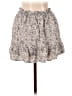 Assorted Brands 100% Rayon Paisley Gray Ivory Casual Skirt Size M - photo 2