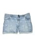 Eddie Bauer Stars Blue Denim Shorts Size 14 - photo 1