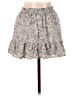 Assorted Brands 100% Rayon Paisley Gray Ivory Casual Skirt Size M - photo 1