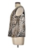 Calvin Klein 100% Polyester Animal Print Brown Sleeveless Blouse Size L - photo 5