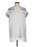 J.Crew 100% Cotton Silver Short Sleeve Blouse Size M - photo 1