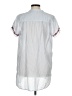 J.Crew 100% Cotton Silver Short Sleeve Blouse Size M - photo 2