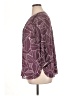 NYDJ 100% Polyester Burgundy 3/4 Sleeve Blouse Size 0X - photo 5