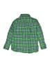 Baby Gap 100% Cotton Plaid Green Long Sleeve Button-Down Shirt Size 5T - photo 2