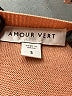 Amour Vert 100% Cotton Tan Cardigan Size S - photo 7