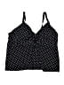 Lands' End Polka Dots Black Swimsuit Top Size 16 - photo 1
