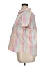 L.L.Bean Checkered-gingham Pink Short Sleeve Button-Down Shirt Size XL (petite) - photo 5