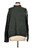 Uniqlo Solid Green Turtleneck Sweater Size L - photo 1