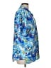 Assorted Brands Paisley Floral Blue Short Sleeve Button-Down Shirt Size L - photo 4