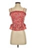 Trixxi 100% Polyester Red Sleeveless Blouse Size S - photo 1