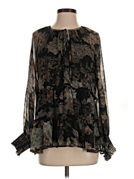 Laurel Grey Long Sleeve Blouse (view 1)