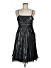 Calvin Klein Metallic Black Cocktail Dress Size M (estimated) - photo 1