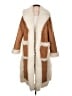 Boohoo 100% Polyester Brown Coat Size 10 - photo 1
