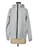 Active by Old Navy 100% Polyester Solid Silver Windbreaker Size XS - photo 1