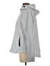 Active by Old Navy 100% Polyester Solid Silver Windbreaker Size XS - photo 5