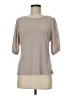T Tahari Tan Short Sleeve Top Size M - photo 1