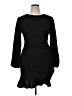 Unbranded Solid Black Cocktail Dress Size XL - photo 1