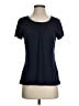 Basic Editions Blue Short Sleeve Top Size S - photo 1