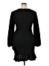 Unbranded Solid Black Cocktail Dress Size XL - photo 2