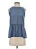 Ann Taylor Blue Sleeveless Blouse Size XXS (petite) - photo 1