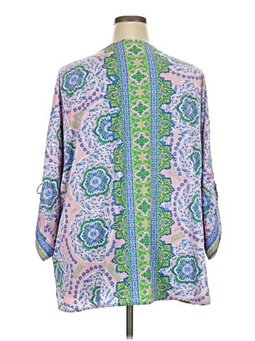 Belle By Kim Gravel 3/4 Sleeve Blouse (view 2)