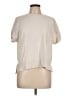 Splendid 100% Polyester Ivory Short Sleeve Blouse Size L - photo 1