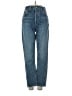 AGOLDE 100% Cotton Hearts Blue Jeans Size 23 waist - photo 1
