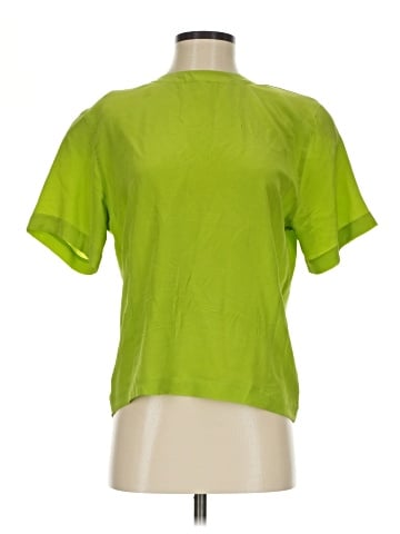 Casual Corner Short Sleeve Silk Top (view 1)