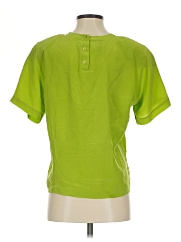 Casual Corner Short Sleeve Silk Top (view 2)