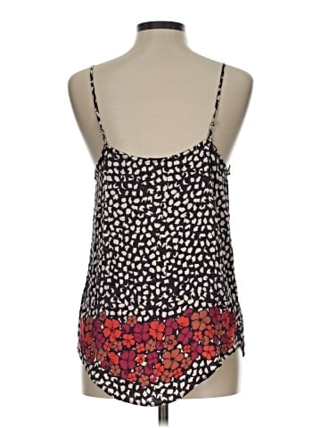 Tucker Sleeveless Silk Top (view 2)