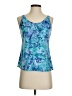 Ann Taylor LOFT Outlet Blue Sleeveless Top Size XXS (petite) - photo 1