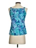 Ann Taylor LOFT Outlet Blue Sleeveless Top Size XXS (petite) - photo 2