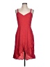 Express 100% Rayon Red Cocktail Dress Size L - photo 1