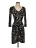 BCBGMAXAZRIA Animal Print Black Casual Dress Size XS - photo 1