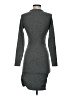 Express Solid Gray Casual Dress Size XXS - photo 2