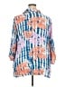 Ruby Rd. 100% Rayon Blue 3/4 Sleeve Blouse Size 3X - photo 2