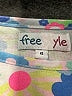 Free Style Print Blue Dress Size 6 - photo 3