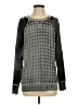 Ruff Hewn 100% Cotton Houndstooth Gray Pullover Sweater Size S - photo 1