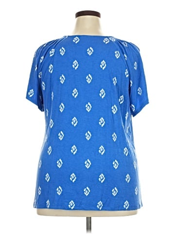 Style&Co Short Sleeve Blouse (view 2)