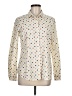 Unbranded Polka Dots Ivory Long Sleeve Blouse Size M - photo 1